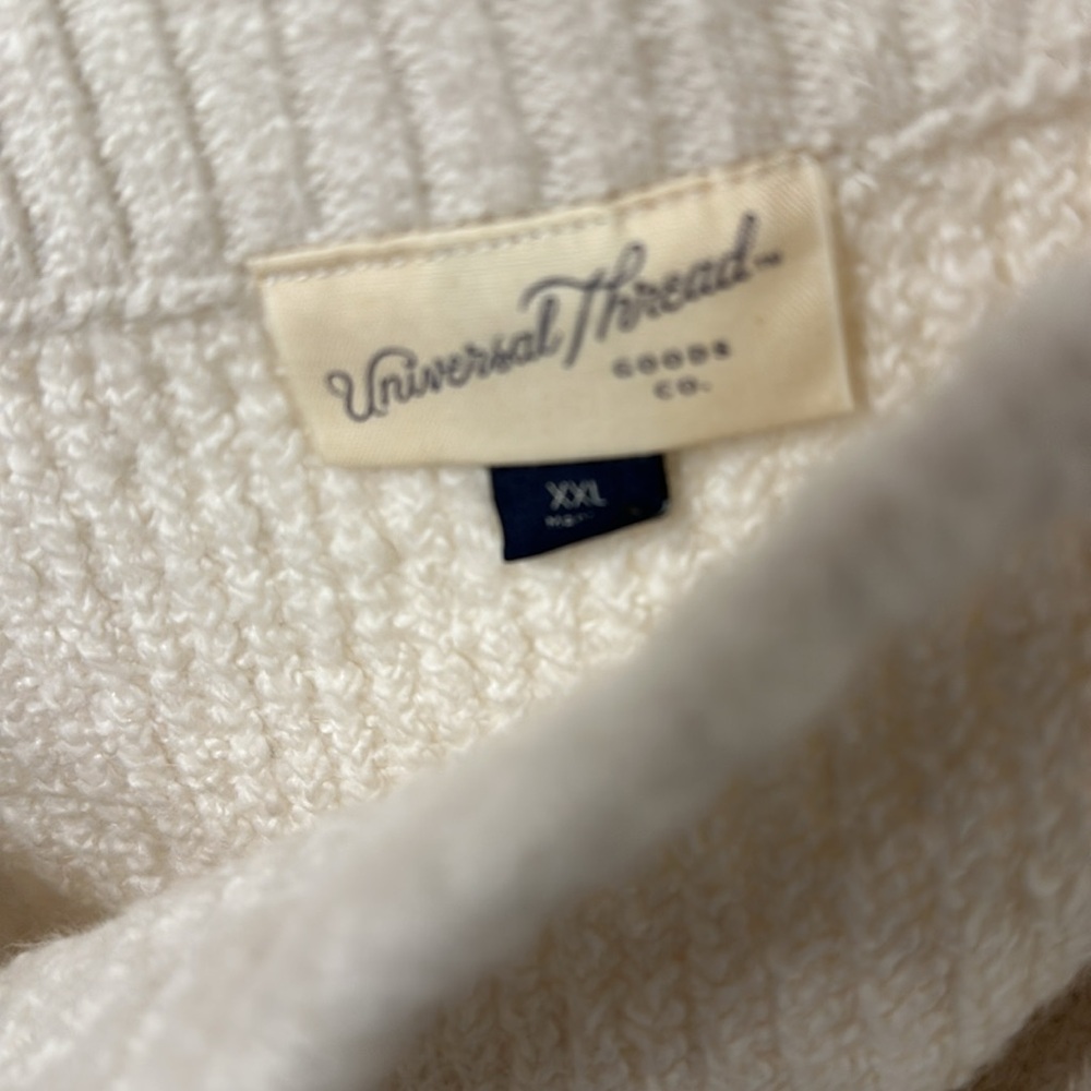 Universal Thread Cream Knit Skirt XXL NWT - Picture 3 of 5